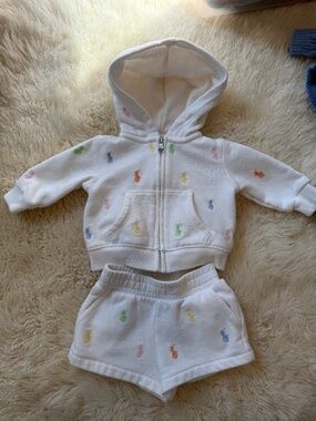 Ralph Lauren Polo 3 Month Matching Set